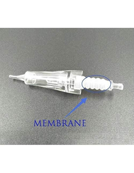 Cartuchos de Aguja 1RL Mellie Microblading con Membrana 10 PCS
