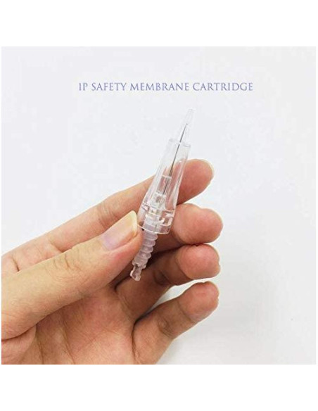 Cartuchos de Aguja 1RL Mellie Microblading con Membrana 10 PCS