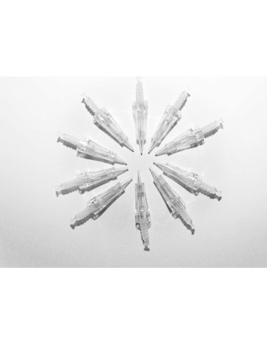 Cartuchos de Aguja 1RL Mellie Microblading con Membrana 10 PCS
