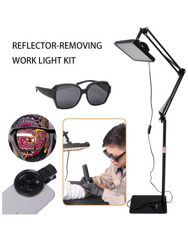 Luz de Tatuaje LED MK TATTOO con Control Remoto 144 Perlas