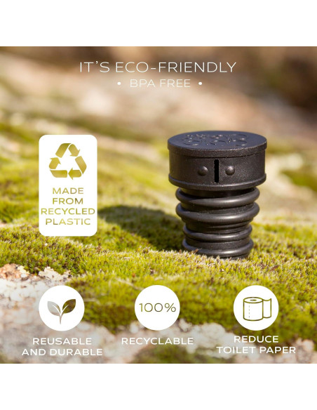 Bidet Portátil CuloClean Negro - Ultraligero y Ecológico