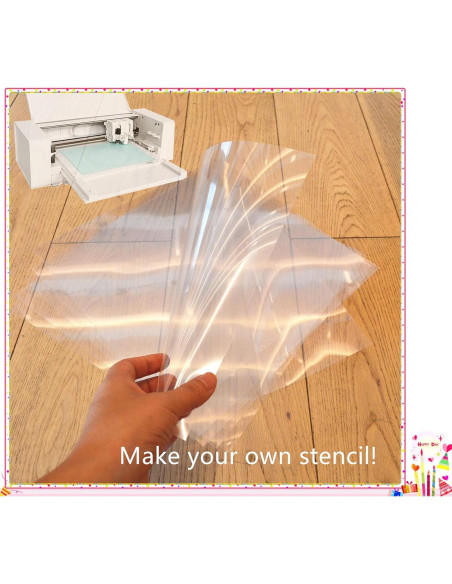 Paquete de 15 Hojas Plantilla Mylar ZHluja 30.48x30.48 cm Paquete de 15 Hojas Plantilla Mylar ZHluja 30.48x30.48 cm