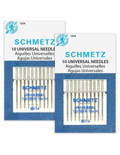 Agujas de Máquina de Coser SCHMETZ Universal 90/14 - 20 Agujas