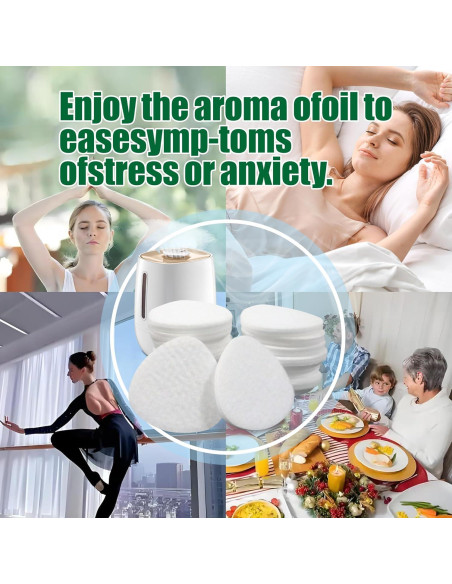 60 Almohadillas de Repuesto Microfibra Homedics para Difusores