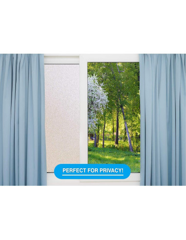 Película de Ventana Torbellino Escarcha Invernal 44.5x203.2cm