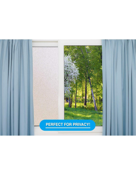 Película de Ventana Torbellino Escarcha Invernal 44.5x203.2cm