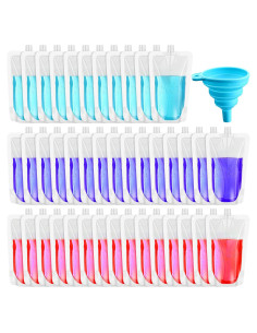 Bolsas de Jugo Reutilizables Patelai 50 Piezas 32 oz