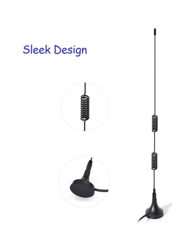 Antena de Radio Bingfu SMA Femenina 8dBi VHF UHF 3m