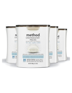 Detergente para Lavavajillas Method 30 Tabletas Sin Fragancia