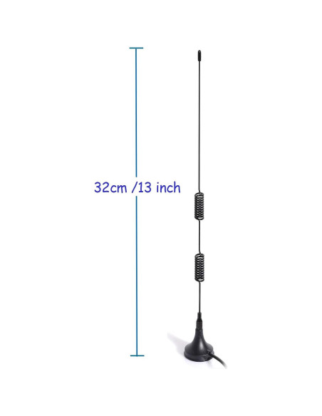 Antena de Radio Bingfu SMA Femenina 8dBi VHF UHF 3m
