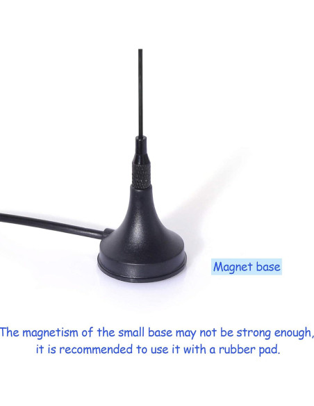 Antena de Radio Bingfu SMA Femenina 8dBi VHF UHF 3m