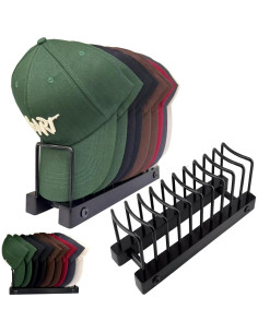 Soporte para Gorras FENGCHUNS de Mesa, Organizador Verde para 10 Gorras 2