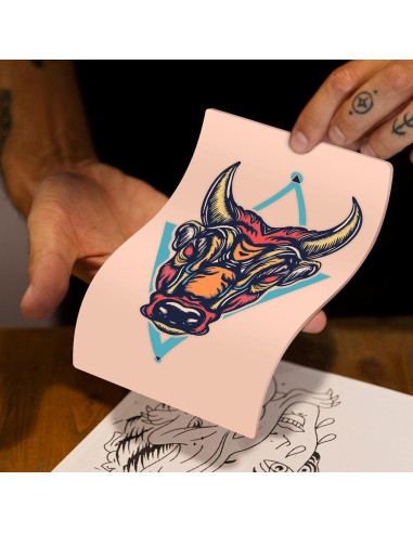 Piel Falsa de Tatuaje Sintética 3mm KTKAJW - 4 Piezas