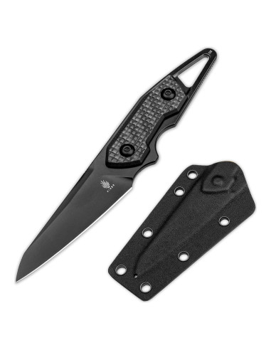 Cuchillo de hoja fija Kizer Groom D2 7.82 cm con funda