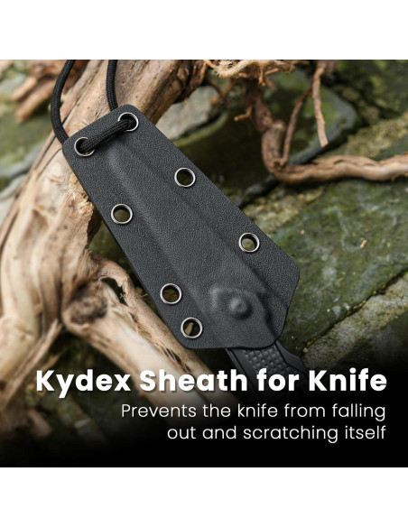 Cuchillo de hoja fija Kizer Groom D2 7.82 cm con funda Cuchillo de hoja fija Kizer Groom D2 7.82 cm con funda