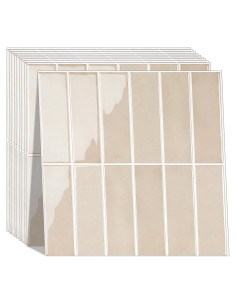 Azulejos Autoadhesivos AdoDecor 30.48x30.48 cm Beige Premium