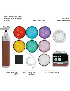 Kit de Viaje Mini Max Hobolite 40W LED Bi-Color 2700K-6500K 2