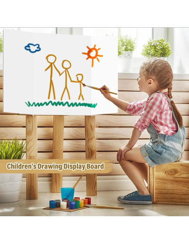 4 Tableros de Cartón Trifolio BXIHUR 54.6x35.6 cm con Accesorios