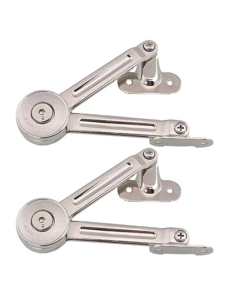 Soporte de Bisagra de Puerta Qrity - 2 Piezas - 20kg - Ajustable