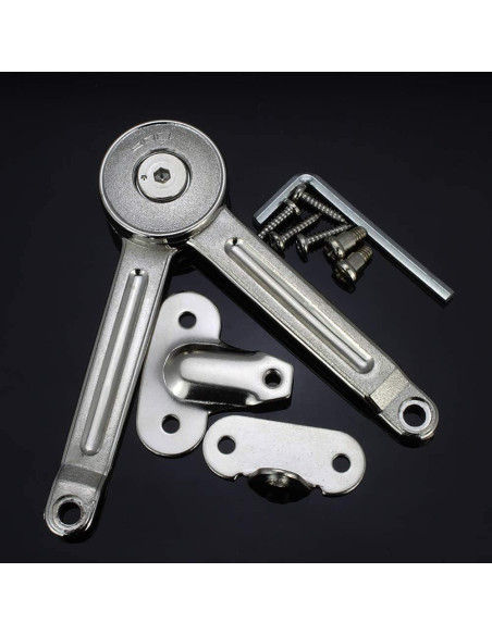 Soporte de Bisagra de Puerta Qrity - 2 Piezas - 20kg - Ajustable