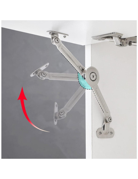 Soporte de Bisagra de Puerta Qrity - 2 Piezas - 20kg - Ajustable