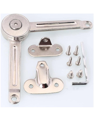 Soporte de Bisagra de Puerta Qrity - 2 Piezas - 20kg - Ajustable