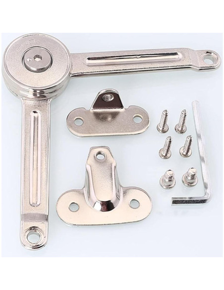 Soporte de Bisagra de Puerta Qrity - 2 Piezas - 20kg - Ajustable