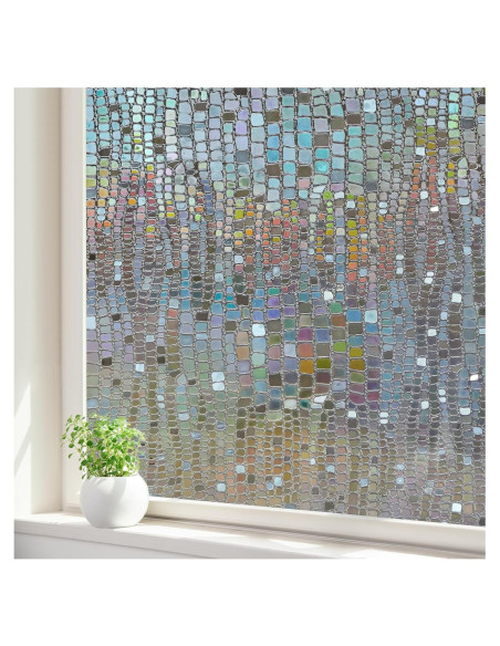Película de Privacidad para Ventanas ALIUNI 44.5x200cm Vinilo
