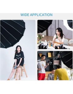 Softbox Parabólico Profundo FEELWORLD FSP60 60cm para Luces 2