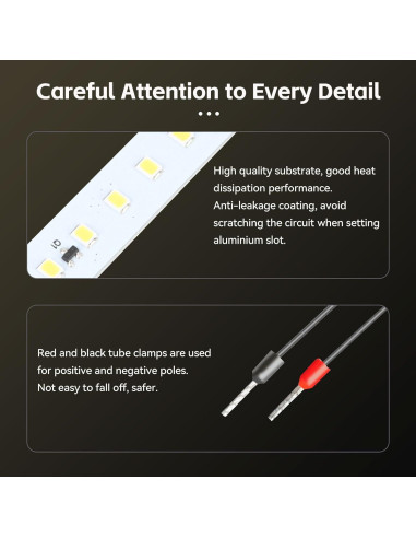 Kit de Luz LED UniTak3D para Impresora 3D Ender-3 V3 24V 5W