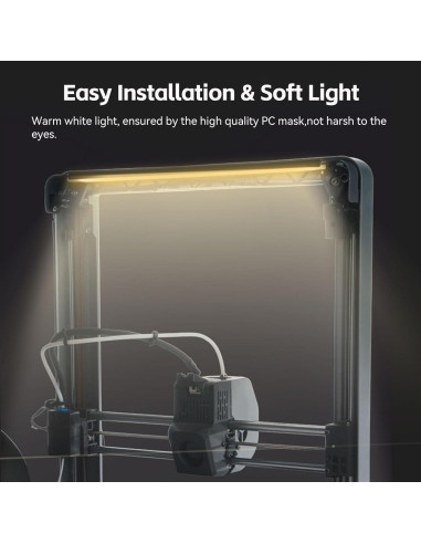 Kit de Luz LED UniTak3D para Impresora 3D Ender-3 V3 24V 5W