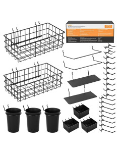 Kit de Accesorios para Tablero de Clavos INCLY 30PCS Organizador