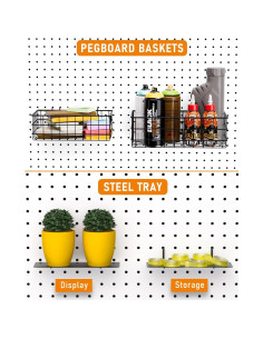 Kit de Accesorios para Tablero de Clavos INCLY 30PCS Organizador 2