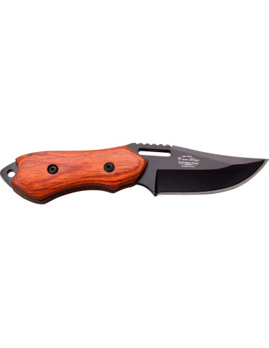 Cuchillo Fijo Elk Ridge ER-562 Acero Inoxidable 7.62 cm Madera
