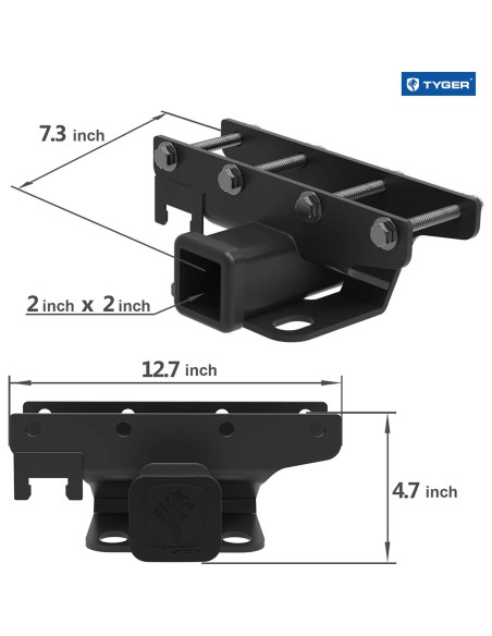 Enganche de Remolque TYGER para Jeep Wrangler JK 2007-2018
