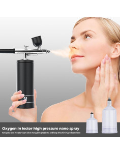 Kit de Aerógrafo Inalámbrico Rhinowisdom - 380g, 30PSI 2