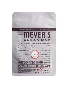 Cápsulas Automáticas para Lavavajillas Mrs. Meyer's Lavanda 20 Unidades