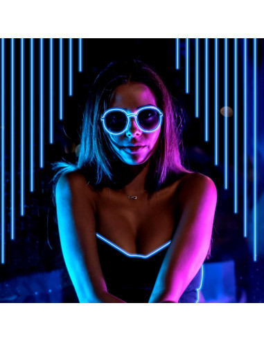 30 Luces Neón EL Wire 2m Cortables Retisee - 10 Colores