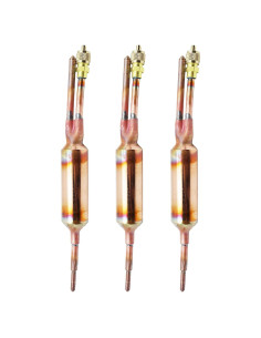 Filtro Secador Líquido Refrigerante REAXOAL 3PCS 1/4" con Válvula