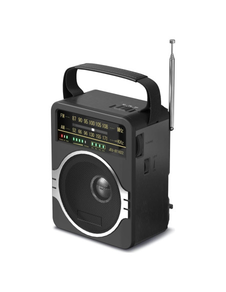 Radio Portátil AM FM Bluetooth 5.0 JEUJUG JEU-BT1622 5W
