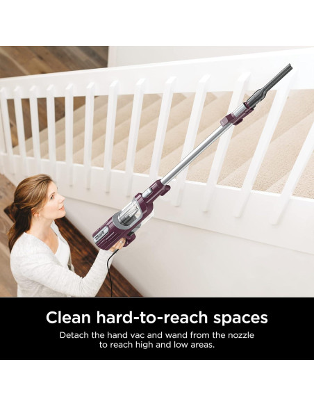 Aspiradora de varilla Shark HZ702 PowerFins HairPro 680W