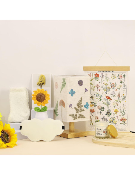 Cesta de Regalo WSYEAR para Mamá - Lámpara, Vela, Toalla y Más Cesta de Regalo WSYEAR para Mamá - Lámpara, Vela, Toalla y Más