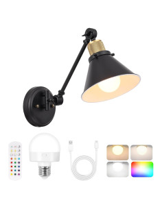 Aplique de Pared Inalámbrico TRLIFE con Control Remoto LED