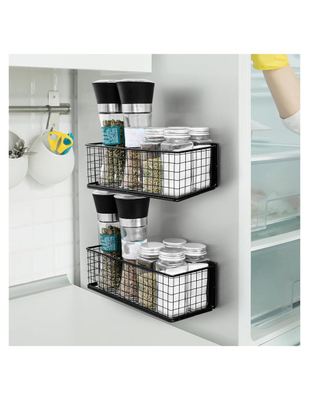 2 Cestas Magnéticas Organizador ONESIXEC para Refrigerador