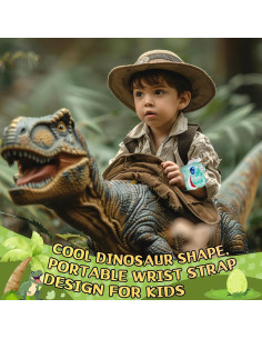 Walkie Talkies para Niños FYGURSO Azul Dinosaurio 1000m 2
