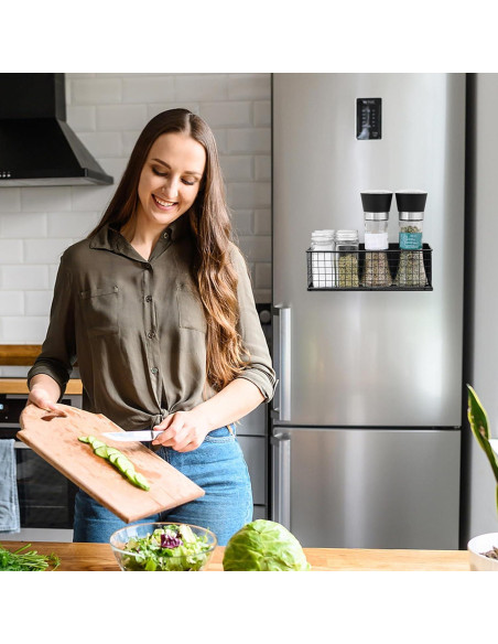 2 Cestas Magnéticas Organizador ONESIXEC para Refrigerador
