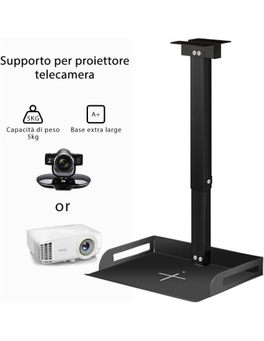 Bandeja Proyector Universal de Techo Drsn, Ajustable, 35.1x22.1cm