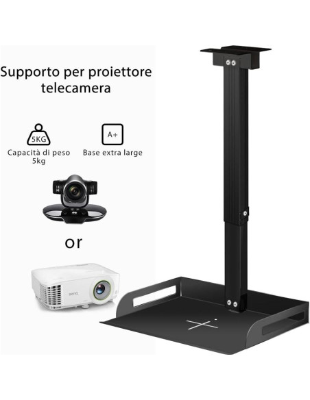 Bandeja Proyector Universal de Techo Drsn, Ajustable, 35.1x22.1cm