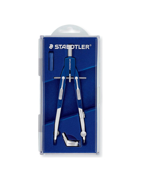 Set de Compás Metálico 6" STAEDTLER con Adaptador y Lápices