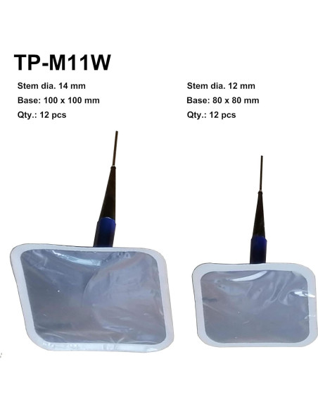 Kit de Reparación ZERINT TP-M11W para Neumáticos 12 Piezas